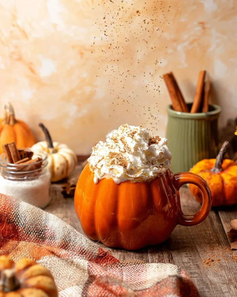 Delicious homemade Pumpkin Mug Cake in a cozy mug