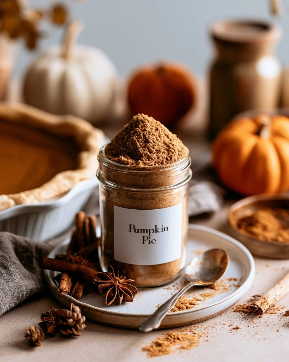 Delicious Pumpkin Pie Spice blend in a rustic bowl ready for baking.