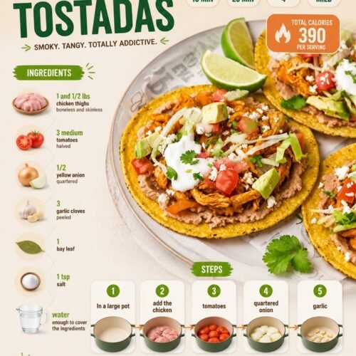 Chicken Tinga Tostadas
