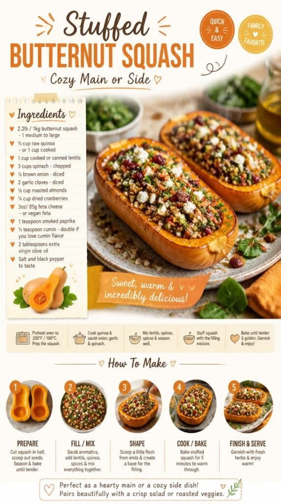 Stuffed Butternut Squash