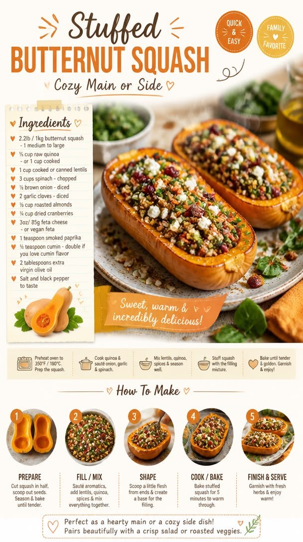 Stuffed Butternut Squash