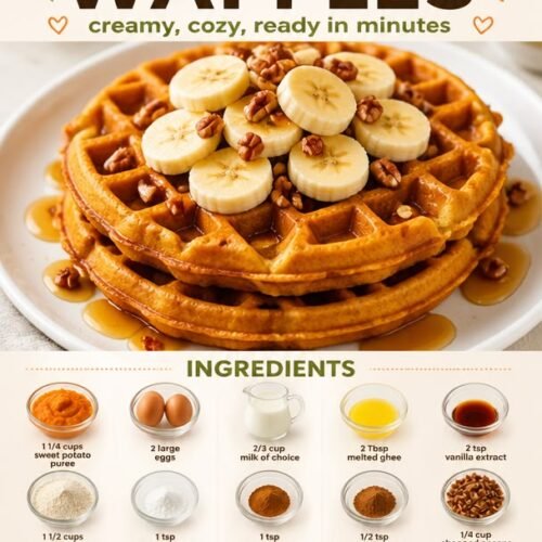 Sweet Potato Good Morning Waffles