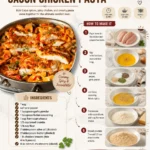 Delicious Cajun Chicken Pasta with spices and creamy sauce served in a bowl.